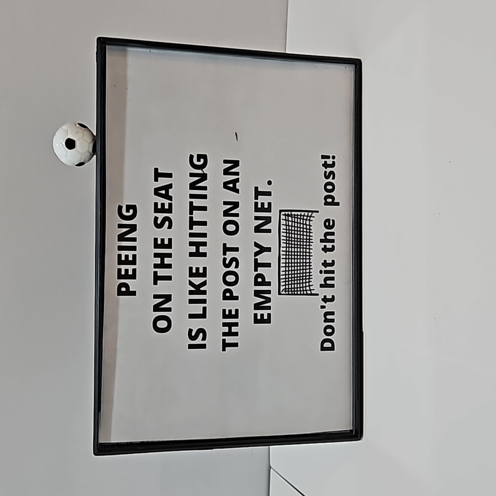 Bathroom sign